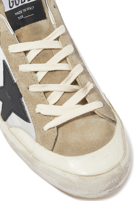 Super-Star Laminated Suede Sneakers